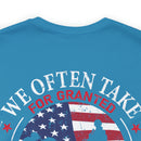 Gratitude Unleashed: Military Design T-Shirt Reminding Us to Appreciate What Truly Matters