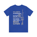 Intelligent Valor: Military Design T-Shirt Celebrating Adaptive Decision-Making