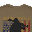 United States Veteran: Honoring Service with Military Design T-Shirt