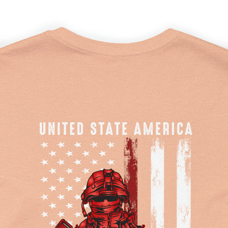 Honoring All Who Served: United States America Veteran's Day - Military Design T-Shirt