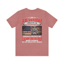 "Timeless Valor: 'U.S Veteran - Aging But Unyielding' T-Shirt - Celebrating Lifelong Skills & Dedication to America