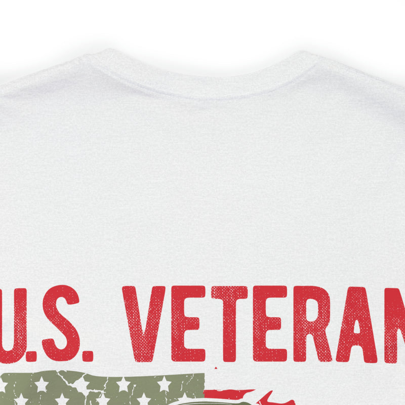 U.S. Veteran: Military Design T-Shirt - I Walked the Walk, Defending Our Nation