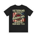 Veterans: American Heroes - Military Design T-Shirt for Patriotism and Appreciation