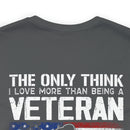 Grandpa and Veteran: Military Design T-Shirt Celebrating Love and Legacy