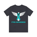 Spreading Wings of Awareness: PTSD Awareness Eagle Design Cotton T-Shirt