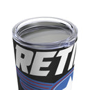 Retired USAF: 20oz Military Design Tumbler - Black Background Edition