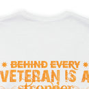 Unyielding Support: Military Design T-Shirt Celebrating Veteran Families