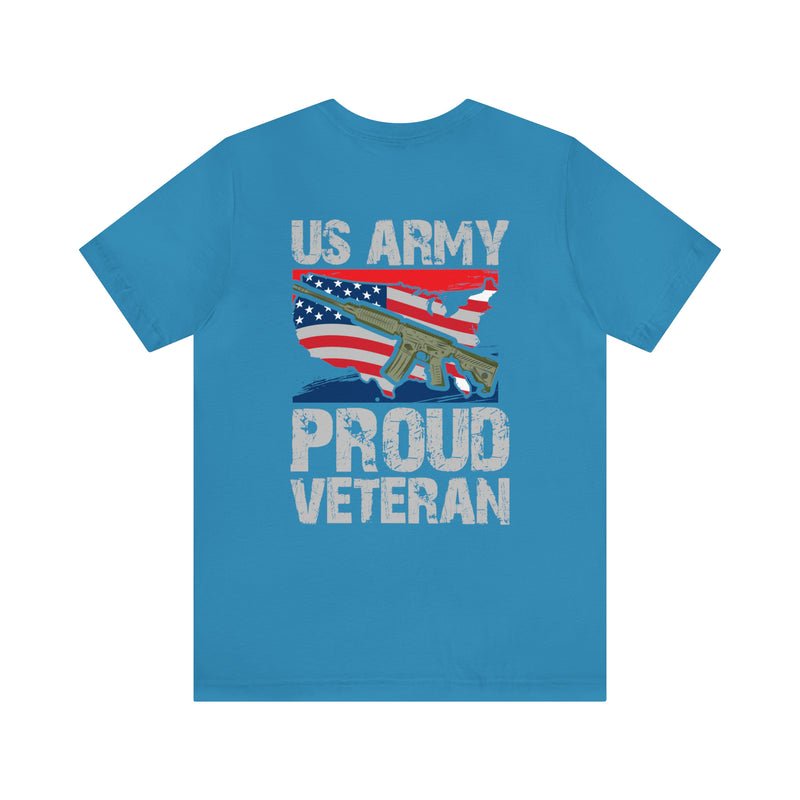 US Army Proud Veteran Military Design T-Shirt: Honor Your Service in Style