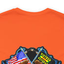 Honoring the Legacy: Military T-Shirt with 'Vietnam Veteran Double Flag' Design