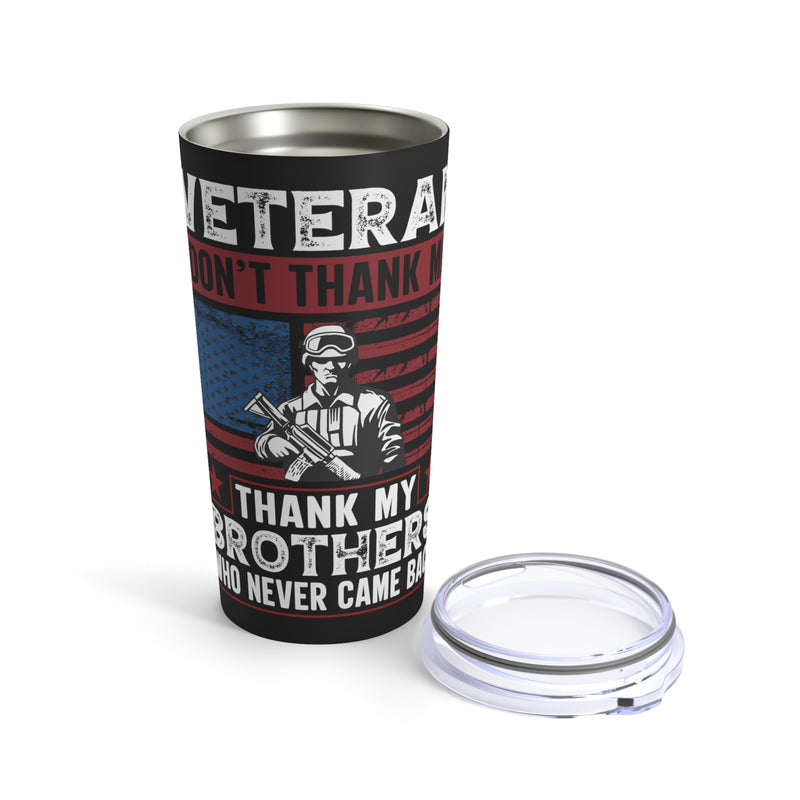 Brothers Remembered: Commemorate Fallen Heroes with our 20oz Military Design Tumbler