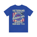 Veterans: American Heroes - Military Design T-Shirt for Patriotism and Appreciation