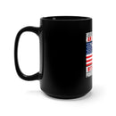 Proud Veteran with DD 214 15oz Military Design Black Mug - Never Underestimate an Old Man!