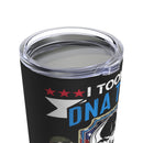 Sacred Bonds - 20oz Military Design Tumbler: 'God as My Father, Veterans as My Brothers' - Black Background