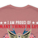 Pride in Heritage: Military Design T-Shirt - 'I Am Proud of Many Things in Life, but Nothing Beats Being a Veteran's Daughter