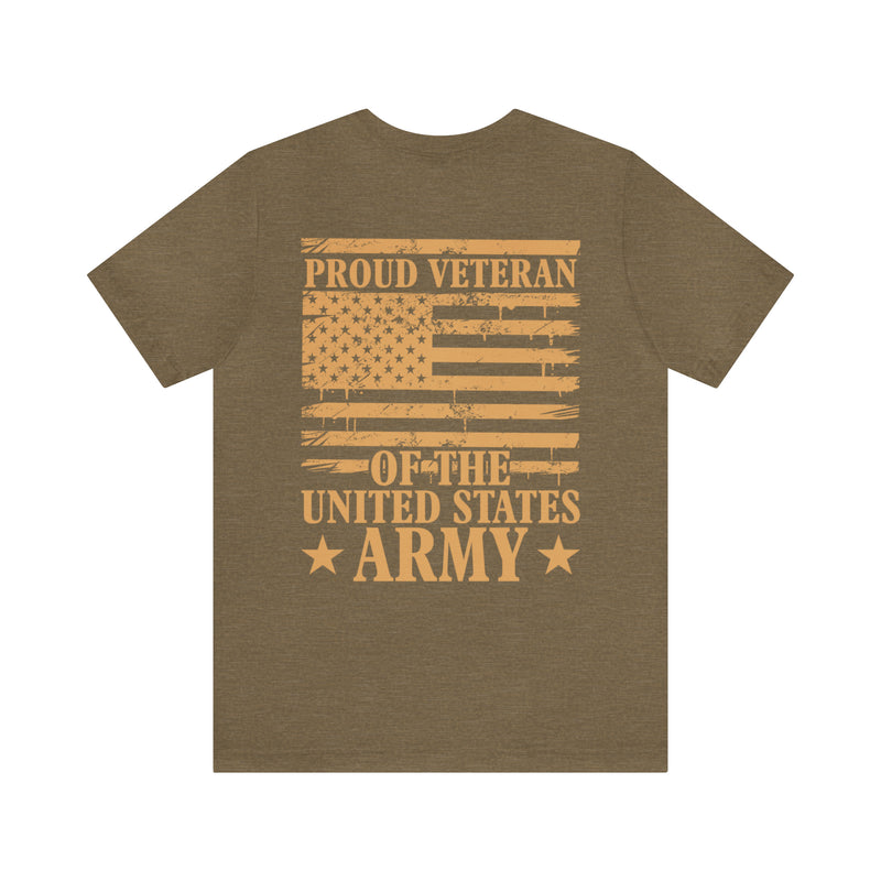 Proud U.S. Army Veteran: Military Design T-Shirt - Wear Your Valor