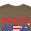 Proud Dad of a Veteran: Military Design T-Shirt - Wear Your Pride!