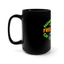 Patriotic Pride: 15oz Military Design Black Mug for the Brave
