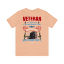 Veteran: I Did When Others Didn't - Military Design T-Shirt Celebrating Resilience and Dedication