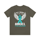 My Hero is Now My Angel: PTSD Design Cotton T-Shirt