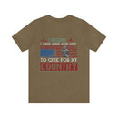 Ultimate Sacrifice: Military Design T-Shirt - 'Regretfully, I Have Only One Life to Give for My Country
