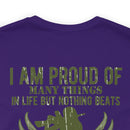 Daughter of a Veteran: Military Design T-Shirt - 'Proud of Many Things, but Nothing Beats Being a Veteran's Daughter