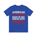American Veteran: Made in USA, Served with Honor - Military Design T-Shirt for True Patriots