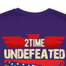 2Time Undefeated World War Champs Military Design T-Shirt: Show Your Pride!