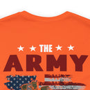 Noble Defenders: Military Design T-Shirt Celebrating the Army's Honor and Bravery