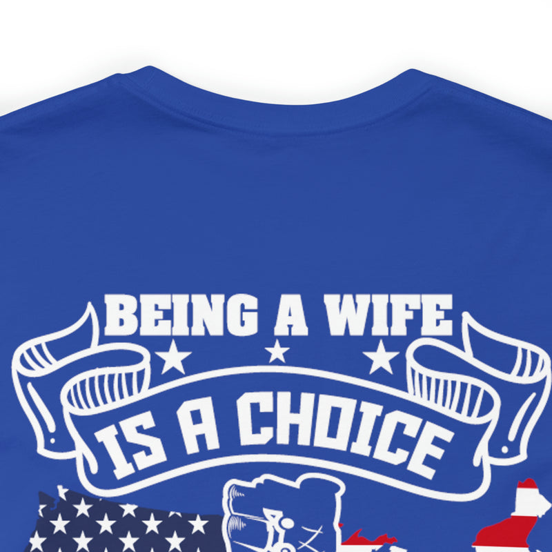 Proud Privilege: Military Design T-Shirt - Honoring Veterans' Spouses with Gratitude!