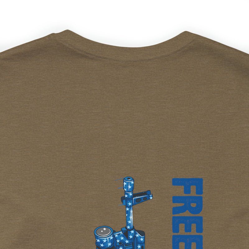 Defender of Freedom: Military Design T-Shirt - 'Freedom is Never Free