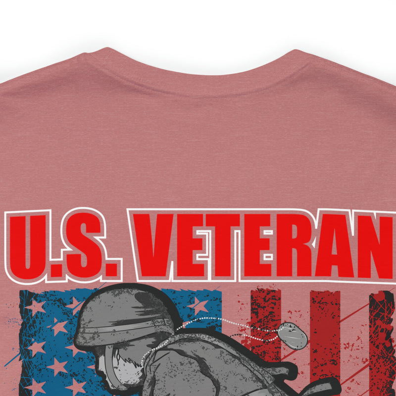 Defender of Liberty and Freedom: U.S. Veteran Military Design T-Shirt