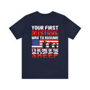 Guardian of Independence: Military Design T-Shirt Asserting Individuality and Defiance of Assumptions