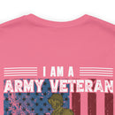 Veteran's Wit and Skill: Military T-Shirt - 'I Am an Army Veteran, I Can Fix Stupid But It's Gonna Hurt