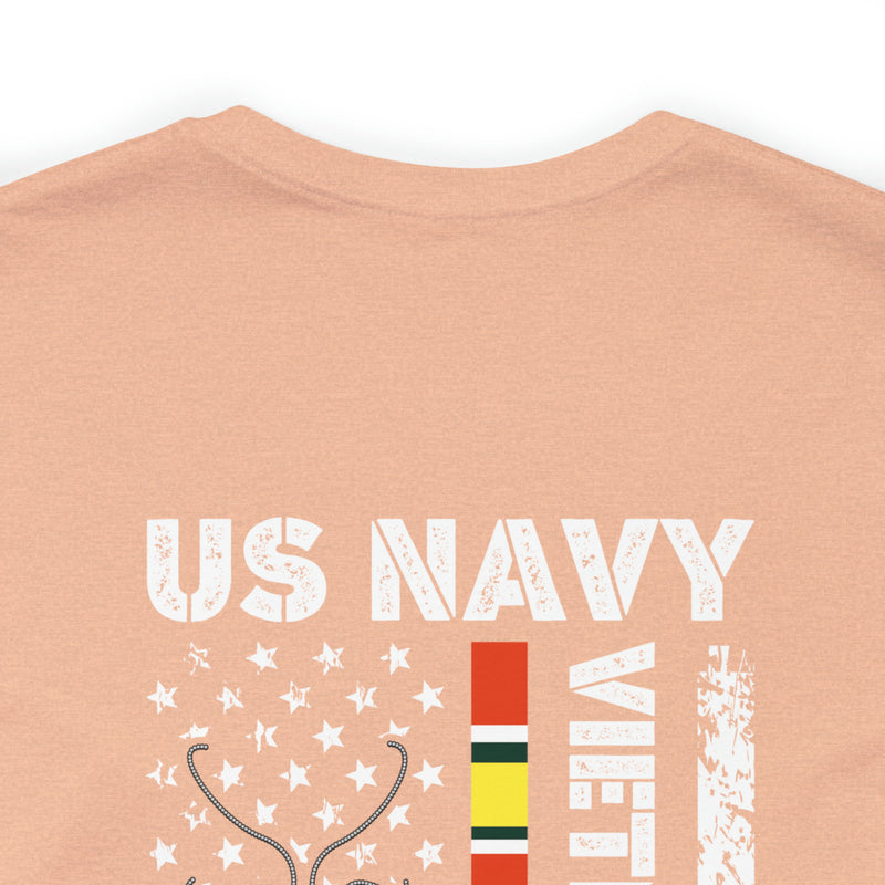 US Navy Vietnam Veteran Tribute: Military-Style T-Shirt Honoring Service and Sacrifice