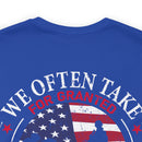 Gratitude Unleashed: Military Design T-Shirt Reminding Us to Appreciate What Truly Matters