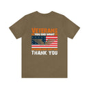 Veterans: Defenders of Freedom Military Design T-Shirt - Thank You for Your Unparalleled Service!