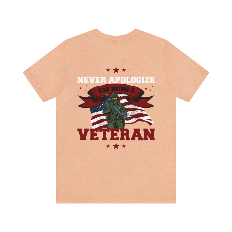 Unapologetically Veteran: Military Design T-Shirt, Embrace Your Service with Pride