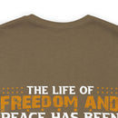 Freedom's Ambassador: Military Design T-Shirt - Brought to You by a Veteran