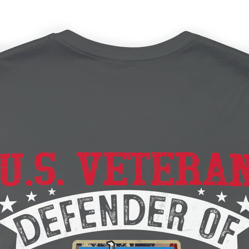 Military Design T-Shirt: U.S. Veteran - Defender of Liberty and Freedom