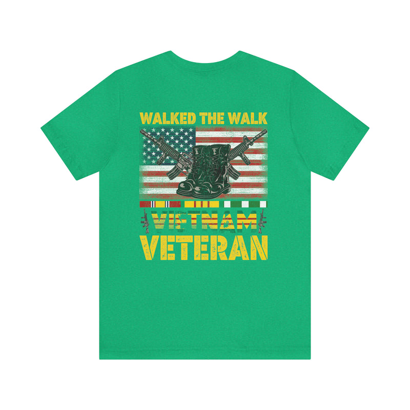 Vietnam Veteran Tribute: 'I Walked The Line' Military Design T-Shirt