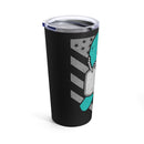 20oz Tumbler: 'Not All Pain Is Physical' - Black PTSD Awareness Design