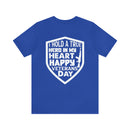 Heartfelt Heroes: Military Design T-Shirt - Honoring Veterans on Their Special Day!
