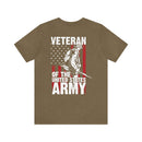 United States Army Veteran: Proudly Served - Military Design T-Shirt