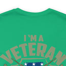 Timeless Commitment: Military Design T-Shirt - 'I'm a Veteran - My Oath of Enlistment Has No Expiration Date