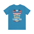 Thank You: Military Design T-Shirt Expressing Gratitude and Support