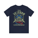 Timeless Service: Military Design T-Shirt - 'I'm a Veteran - My Oath of Enlistment Has No Expiration Date
