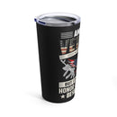 Inspiring Valor: 20oz Military Design Tumbler - American Veteran - Walking Beside Heroes with Honorable Pride!