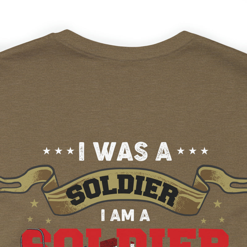 Forever a Soldier: Military Design T-Shirt Honoring Service and Dedication