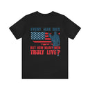 Every Man Dies, but How Many Truly Live? Military Design T-Shirt Embracing Adventure!