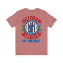 Veteran Soldier: One Man Army Military Design T-Shirt – Embrace the Spirit of Heroism